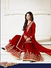 Thankar Latest Heavy Floor Length Designer Red Anarkali Suit @ 31% OFF Rs 1730.00 Only FREE Shipping + Extra Discount - Georgette Suit, Buy Georgette Suit Online, Semi-stitched Suit, palazzo Style Suit, Buy palazzo Style Suit,  online Sabse Sasta in India -  for  - 6040/20160112