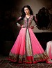Thankar Exclusive Embroidered Designer Pink Anarkali Suits @ 31% OFF Rs 1668.00 Only FREE Shipping + Extra Discount - Net Georgette Suit, Buy Net Georgette Suit Online, Semi-stitched Suit, Anarkali suit, Buy Anarkali suit,  online Sabse Sasta in India -  for  - 6044/20160114