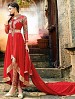 Thankar Red Heavy Designer Georgette Anarkali Suits @ 49% OFF Rs 1050.00 Only FREE Shipping + Extra Discount - Georgette Suit, Buy Georgette Suit Online, Semi-stitched, Anarkali suit, Buy Anarkali suit,  online Sabse Sasta in India -  for  - 6070/20160114