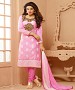 Cotton Embroidered Pink Straight Suits @ 31% OFF Rs 1791.00 Only FREE Shipping + Extra Discount - Cotton Suit, Buy Cotton Suit Online, Straight Salwar Suit, Semi Stiched Suit, Buy Semi Stiched Suit,  online Sabse Sasta in India - Salwar Suit for Women - 9260/20160520