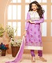 Cotton Embroidered Purple Straight Suits @ 31% OFF Rs 1791.00 Only FREE Shipping + Extra Discount - Cotton Suit, Buy Cotton Suit Online, Straight Salwar Suit, Semi Stiched Suit, Buy Semi Stiched Suit,  online Sabse Sasta in India - Salwar Suit for Women - 9262/20160520