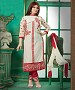 Exclusive Heavy Printed Designer White Straight Suits @ 31% OFF Rs 1112.00 Only FREE Shipping + Extra Discount - Cotton Suit, Buy Cotton Suit Online, Straight Salwar Suit, Semi Stiched Suit, Buy Semi Stiched Suit,  online Sabse Sasta in India -  for  - 9265/20160520