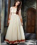 New Attractive Off white  Anarkali Suit @ 31% OFF Rs 2100.00 Only FREE Shipping + Extra Discount - Georgette Suits, Buy Georgette Suits Online, Anarkali Salwar Suit, Semi Stiched Suit, Buy Semi Stiched Suit,  online Sabse Sasta in India -  for  - 9315/20160520