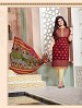 Heavy Maroon Cotton Salwar Kameez @ 31% OFF Rs 926.00 Only FREE Shipping + Extra Discount - Cotton Suit, Buy Cotton Suit Online, Semi-stitched Suit, Ayesha Takia Suit, Buy Ayesha Takia Suit,  online Sabse Sasta in India - Salwar Suit for Women - 6323/20160210