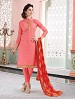 Heavy Pink Cotton Salwar Kameez @ 31% OFF Rs 926.00 Only FREE Shipping + Extra Discount - Cotton Suit, Buy Cotton Suit Online, Semi-stitched Suit, Straight suit, Buy Straight suit,  online Sabse Sasta in India - Salwar Suit for Women - 6326/20160210