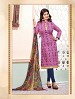 Heavy Pink Cotton Salwar Kameez @ 31% OFF Rs 926.00 Only FREE Shipping + Extra Discount - Cotton Suit, Buy Cotton Suit Online, Semi-stitched Suit, Straight suit, Buy Straight suit,  online Sabse Sasta in India -  for  - 6329/20160210