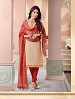 Heavy Cream Cotton Salwar Kameez @ 31% OFF Rs 926.00 Only FREE Shipping + Extra Discount - Cotton Suit, Buy Cotton Suit Online, Semi-stitched Suit, Straight suit, Buy Straight suit,  online Sabse Sasta in India -  for  - 6331/20160210