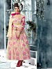 Banglori Silk And Bhagalpuri Print Pink Anarkali Suit @ 31% OFF Rs 1606.00 Only FREE Shipping + Extra Discount - Banglori Silk, Buy Banglori Silk Online, Semi-stitched Suit, Anarkali suit, Buy Anarkali suit,  online Sabse Sasta in India - Salwar Suit for Women - 6341/20160210