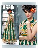 Banglori Silk And Bhagalpuri Print Green Anarkali Suit @ 31% OFF Rs 1606.00 Only FREE Shipping + Extra Discount - Banglori Silk, Buy Banglori Silk Online, Semi-stitched Suit, Anarkali suit, Buy Anarkali suit,  online Sabse Sasta in India - Salwar Suit for Women - 6343/20160210