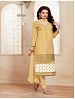 Heavy Beige Glace Cotton Salwar Kameez @ 31% OFF Rs 1421.00 Only FREE Shipping + Extra Discount - Cotton Suit, Buy Cotton Suit Online, Semi-stitched Suit, Straight suit, Buy Straight suit,  online Sabse Sasta in India - Salwar Suit for Women - 6363/20160210