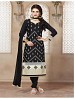 Heavy Black Glace Cotton Salwar Kameez @ 31% OFF Rs 1421.00 Only FREE Shipping + Extra Discount - Cotton Suit, Buy Cotton Suit Online, Semi-stitched Suit, Straight suit, Buy Straight suit,  online Sabse Sasta in India -  for  - 6367/20160210