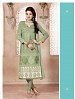 Heavy Green Glace Cotton Salwar Kameez @ 31% OFF Rs 1421.00 Only FREE Shipping + Extra Discount - Cotton Suit, Buy Cotton Suit Online, Semi-stitched Suit, Straight suit, Buy Straight suit,  online Sabse Sasta in India - Salwar Suit for Women - 6369/20160210