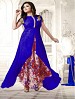 New Attractive Blue Anarkali Suit @ 31% OFF Rs 1791.00 Only FREE Shipping + Extra Discount - Georgette Suit, Buy Georgette Suit Online, Semi-stitched Suit, Anarkali suit, Buy Anarkali suit,  online Sabse Sasta in India - Salwar Suit for Women - 6370/20160210