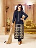 DESIGNER NAVY BLUE STRAIGHT SUIT @ 31% OFF Rs 1112.00 Only FREE Shipping + Extra Discount - Cotton Suit, Buy Cotton Suit Online, Semi-stitched Suit, Straight suit, Buy Straight suit,  online Sabse Sasta in India - Salwar Suit for Women - 6376/20160210