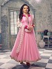 DESIGNER PINK ANARKALI SUIT @ 31% OFF Rs 1421.00 Only FREE Shipping + Extra Discount - Cotton Suit, Buy Cotton Suit Online, Semi-stitched Suit, Anarkali suit, Buy Anarkali suit,  online Sabse Sasta in India - Salwar Suit for Women - 6374/20160210