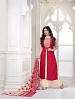 DESIGNER RED STRAIGHT SUIT @ 31% OFF Rs 2100.00 Only FREE Shipping + Extra Discount -  online Sabse Sasta in India - Salwar Suit for Women - 6387/20160210