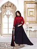 WHITE NAVY BLUE STRAIGHT SUIT @ 31% OFF Rs 2100.00 Only FREE Shipping + Extra Discount - Georgette Suit, Buy Georgette Suit Online, Semi-stitched Suit, Ayesha Takia Suit, Buy Ayesha Takia Suit,  online Sabse Sasta in India -  for  - 6391/20160210