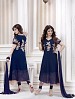 NAVY BLUE GEORGETTE STRAIGHT SUIT @ 31% OFF Rs 2100.00 Only FREE Shipping + Extra Discount - Georgette Suit, Buy Georgette Suit Online, Semi-stitched Suit, Ayesha Takia Suit, Buy Ayesha Takia Suit,  online Sabse Sasta in India -  for  - 6393/20160210