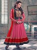 New Attractive Pink Anarkali Suit @ 31% OFF Rs 3027.00 Only FREE Shipping + Extra Discount - Georgette Suit, Buy Georgette Suit Online, Semi-stitched Suit, Anarkali suit, Buy Anarkali suit,  online Sabse Sasta in India -  for  - 6399/20160210
