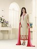 OFF WHITE GEORGETTE STRAIGHT SUIT @ 31% OFF Rs 2100.00 Only FREE Shipping + Extra Discount - Georgette Suit, Buy Georgette Suit Online, Semi-stitched Suit, Straight suit, Buy Straight suit,  online Sabse Sasta in India - Salwar Suit for Women - 6406/20160210
