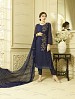 NAVY BLUE CHIFFON STRAIGHT SUIT @ 31% OFF Rs 1606.00 Only FREE Shipping + Extra Discount - Chiffon Suit, Buy Chiffon Suit Online, Semi-stitched Suit, Straight suit, Buy Straight suit,  online Sabse Sasta in India - Salwar Suit for Women - 6592/20160220