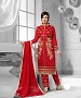 New Attractive Red Straight Suit @ 31% OFF Rs 1173.00 Only FREE Shipping + Extra Discount - Chanderi Silk Suit, Buy Chanderi Silk Suit Online, Straight Salwar Suit, Semi Stiched Suit, Buy Semi Stiched Suit,  online Sabse Sasta in India -  for  - 8006/20160325