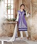 Designer Blue And White Straight Suit @ 31% OFF Rs 1112.00 Only FREE Shipping + Extra Discount - Cotton Suit, Buy Cotton Suit Online, Straight Salwar Suit, Semi Stiched Suit, Buy Semi Stiched Suit,  online Sabse Sasta in India -  for  - 8991/20160505