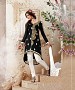 Designer Black And White Straight Suit @ 31% OFF Rs 1112.00 Only FREE Shipping + Extra Discount - Cotton Suit, Buy Cotton Suit Online, Straight Salwar Suit, Semi Stiched Suit, Buy Semi Stiched Suit,  online Sabse Sasta in India - Salwar Suit for Women - 9000/20160505