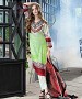 Designer Parrot And Off White Straight Suit @ 31% OFF Rs 1235.00 Only FREE Shipping + Extra Discount - Cotton Suit, Buy Cotton Suit Online, Straight Salwar Suit, Semi Stiched Suit, Buy Semi Stiched Suit,  online Sabse Sasta in India -  for  - 9006/20160505
