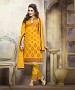 YELLOW COTTON STRAIGHT SUIT @ 31% OFF Rs 1050.00 Only FREE Shipping + Extra Discount - Cotton Suit, Buy Cotton Suit Online, Straight Salwar Suit, Semi Stiched Suit, Buy Semi Stiched Suit,  online Sabse Sasta in India -  for  - 9025/20160505