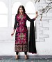 BLACK AND PINK  EMBROIDERED FAUX GEORGETTE STRAIGHT SUIT @ 31% OFF Rs 2471.00 Only FREE Shipping + Extra Discount - Georgette Suits, Buy Georgette Suits Online, Straight Salwar Suit, Semi Stiched Suit, Buy Semi Stiched Suit,  online Sabse Sasta in India - Salwar Suit for Women - 9061/20160505