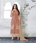 CREAM AND RED EMBROIDERED FAUX GEORGETTE STRAIGHT SUIT @ 31% OFF Rs 2471.00 Only FREE Shipping + Extra Discount - Georgette Suits, Buy Georgette Suits Online, Straight Salwar Suit, Semi Stiched Suit, Buy Semi Stiched Suit,  online Sabse Sasta in India - Salwar Suit for Women - 9062/20160505