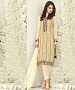OFF WHITE AND CREAM EMBROIDERED FAUX GEORGETTE STRAIGHT SUIT @ 31% OFF Rs 2100.00 Only FREE Shipping + Extra Discount - GEORGETTE, Buy GEORGETTE Online, ANARKALI SUIT, partywear suit, Buy partywear suit,  online Sabse Sasta in India - Salwar Suit for Women - 9072/20160505