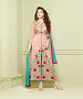 LIGHT PINK AND SKY EMBROIDERED HEAVY CHANDERI STRAIGHT SUIT @ 31% OFF Rs 1297.00 Only FREE Shipping + Extra Discount - chanderi, Buy chanderi Online, STRAIGHT SUIT, partywear suit, Buy partywear suit,  online Sabse Sasta in India - Salwar Suit for Women - 9096/20160505