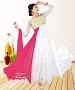 WHITE & PINK EMBROIDERED GEORGETTE ANARKALI SUIT @ 31% OFF Rs 1235.00 Only FREE Shipping + Extra Discount - Georgette Suits, Buy Georgette Suits Online, Anarkali Salwar Suit, Semi Stiched Suit, Buy Semi Stiched Suit,  online Sabse Sasta in India - Salwar Suit for Women - 9336/20160520