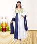 WHITE & NAVY BLUE EMBROIDERED GEORGETTE ANARKALI SUIT @ 31% OFF Rs 1235.00 Only FREE Shipping + Extra Discount - Georgette Suits, Buy Georgette Suits Online, Anarkali Salwar Suit, Semi Stiched Suit, Buy Semi Stiched Suit,  online Sabse Sasta in India -  for  - 9339/20160520