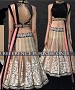Beige And Black Bridal Designer Lehenga @ 31% OFF Rs 2286.00 Only FREE Shipping + Extra Discount - Net Lehenga, Buy Net Lehenga Online, Designer Lehenga, Partywear Lehenga, Buy Partywear Lehenga,  online Sabse Sasta in India - Lehengas for Women - 9844/20160520