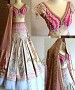 PINK AND WHITE THREDWORK NYLON NET LEHENGA @ 31% OFF Rs 3893.00 Only FREE Shipping + Extra Discount - lehangas, Buy lehangas Online, Designer  lehangas, desiner net lehangas, Buy desiner net lehangas,  online Sabse Sasta in India - Lehengas for Women - 9866/20160520