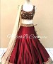 MAROON AND CREAM MULTYWORK BANGLORI LEHENGA @ 31% OFF Rs 2780.00 Only FREE Shipping + Extra Discount - lehangas, Buy lehangas Online, Designer  lehangas, maroon  lehangas, Buy maroon  lehangas,  online Sabse Sasta in India - Lehengas for Women - 9871/20160520