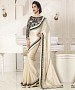 OFFWHITE THREDWORK GEORGETTE SAREE @ 31% OFF Rs 2224.00 Only FREE Shipping + Extra Discount - saree, Buy saree Online, georgette saree, deasiner  saree, Buy deasiner  saree,  online Sabse Sasta in India - Sarees for Women - 9896/20160520