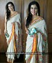 OFF WHITE MULTY WORK JEQUARD GEORGETTE BOLLYWOOD DESIGNER SAREE @ 31% OFF Rs 2657.00 Only FREE Shipping + Extra Discount - Georgette Saree, Buy Georgette Saree Online, Designer Saree, Partywear saree, Buy Partywear saree,  online Sabse Sasta in India -  for  - 9936/20160520