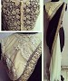 BLACK & OFF WHITE THREDWORK VELVET & CHIFON GEORGETTE HALF AND HALF BOLLYWOOD DESIGNER SAREE @ 31% OFF Rs 2100.00 Only FREE Shipping + Extra Discount - saree, Buy saree Online, georgette saree, deasiner  saree, Buy deasiner  saree,  online Sabse Sasta in India - Sarees for Women - 9966/20160520