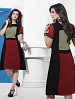 THANKAR RED & WHITE DESIGNER STITCHED KURTI @ 31% OFF Rs 988.00 Only FREE Shipping + Extra Discount - Georgette, Buy Georgette Online, Stitched, Party Wear Kurti, Buy Party Wear Kurti,  online Sabse Sasta in India - Kurtas & Kurtis for Women - 3151/20150925