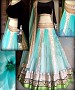 Latest Arrival Designer Sky Lehenga Choli @ 31% OFF Rs 2286.00 Only FREE Shipping + Extra Discount - Lehengas, Buy Lehengas Online, Designer  lehanga, Designer net lehanga, Buy Designer net lehanga,  online Sabse Sasta in India - Salwar Suit for Women - 9635/20160520