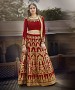RED & BEIGE EMBROIDERED BANGLORI  SILK  DESIGNER LEHENGA @ 31% OFF Rs 6735.00 Only FREE Shipping + Extra Discount - Lehenga, Buy Lehenga Online, Designer  lehanga, Designer net lehanga, Buy Designer net lehanga,  online Sabse Sasta in India - Lehengas for Women - 9644/20160520