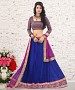 Blue & Multy  Embroidered  Net Designer Lehengha @ 31% OFF Rs 1050.00 Only FREE Shipping + Extra Discount - Lehenga, Buy Lehenga Online, Designer  lehanga, Designer net lehanga, Buy Designer net lehanga,  online Sabse Sasta in India - Lehengas for Women - 9647/20160520
