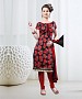 MAROON AND BLACK PRINTED BHAGALPURI PRINT DRESS MATEIRIAL @ 31% OFF Rs 1050.00 Only FREE Shipping + Extra Discount - suits, Buy suits Online, STRAIGHT SUIT, cotton suits, Buy cotton suits,  online Sabse Sasta in India - Salwar Suit for Women - 9682/20160520