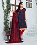 RED AND NAVY BLUE EMBROIDERED COTTON JEQUARD DRESS MATEIRIAL @ 31% OFF Rs 1050.00 Only FREE Shipping + Extra Discount - suits, Buy suits Online, STRAIGHT SUIT, cotton suits, Buy cotton suits,  online Sabse Sasta in India - Salwar Suit for Women - 9685/20160520