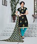 BLACK AND SKY EMBROIDERED COTTON JEQUARD DRESS MATEIRIAL @ 31% OFF Rs 1050.00 Only FREE Shipping + Extra Discount - suits, Buy suits Online, STRAIGHT SUIT, cotton suits, Buy cotton suits,  online Sabse Sasta in India -  for  - 9694/20160520