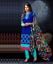 Blue & Sky Embroidery Chanderi Cotton Dress Material @ 31% OFF Rs 1050.00 Only FREE Shipping + Extra Discount - Chanderi Cotton Suit, Buy Chanderi Cotton Suit Online, EMBROIDERED Suit, STRAIGHT SUIT, Buy STRAIGHT SUIT,  online Sabse Sasta in India - Salwar Suit for Women - 9722/20160520